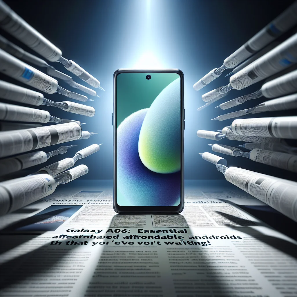 ## Galaxy A06: O Android Essencial e Acessível que Você Precisa Está Te Esperando!
