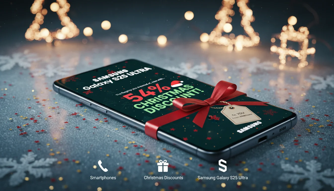 Samsung Galaxy S25 Ultra: o topo de linha que você sonhava, agora com 54% de DESCONTO de Natal!