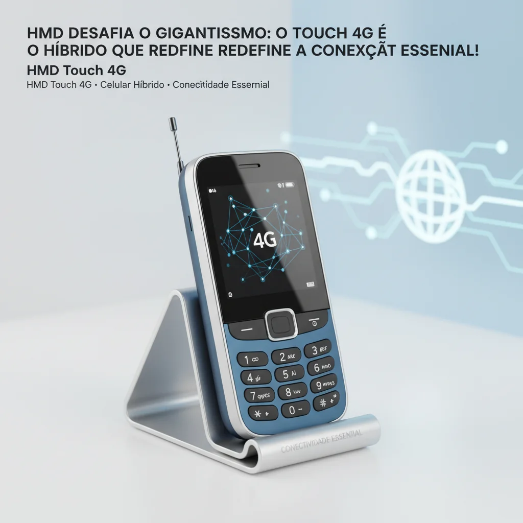 HMD Desafia o Gigantismo: O Touch 4G É o Híbrido que Redefine a Conexão Essencial!