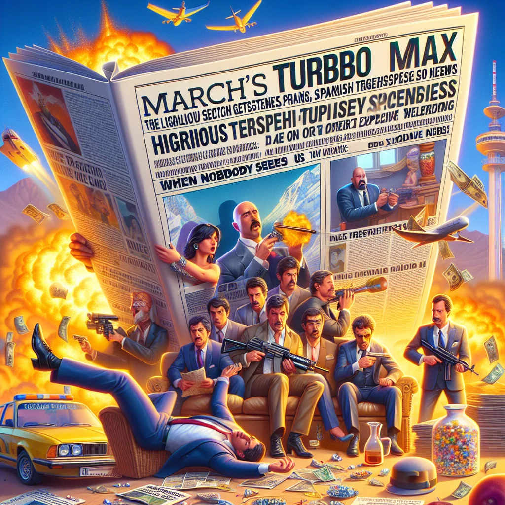 Max Turbina Março: Gemstones Hilários, Suspense Espanhol e Mais Novidades Explosivas!
