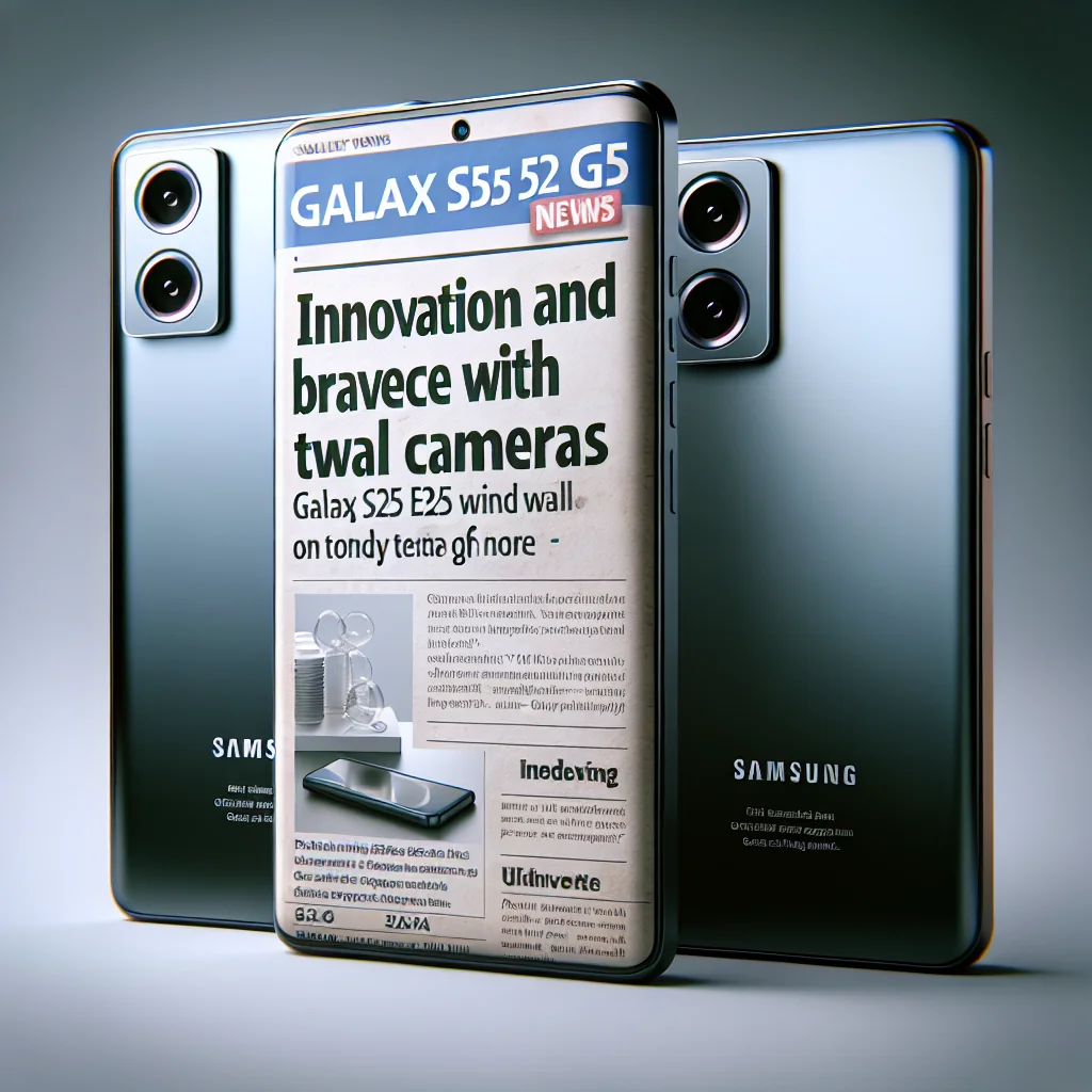 Samsung Ousa e Inova: Galaxy S25 Edge com Apenas Duas Câmeras Traseiras?
