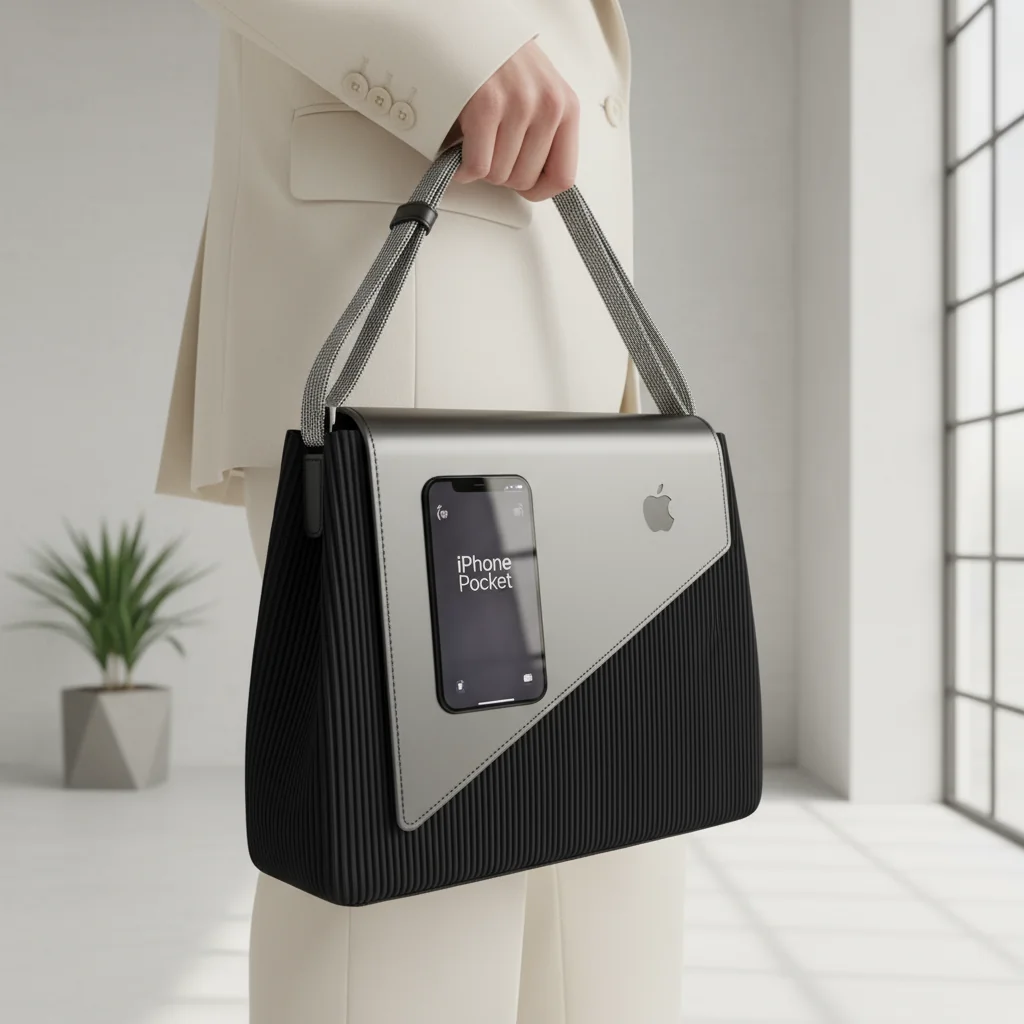 Apple e Issey Miyake se unem em bolsa de luxo para iPhone: conheça o iPhone Pocket