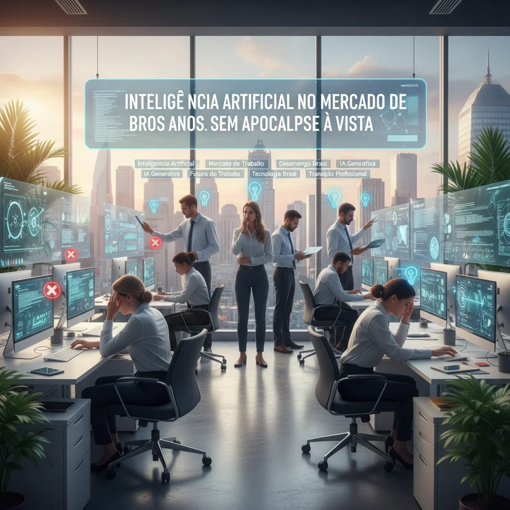 Inteligência Artificial no Mercado de Trabalho Brasileiro: Caos nos Empregos em Dois Anos, Sem Apocalipse à Vista
