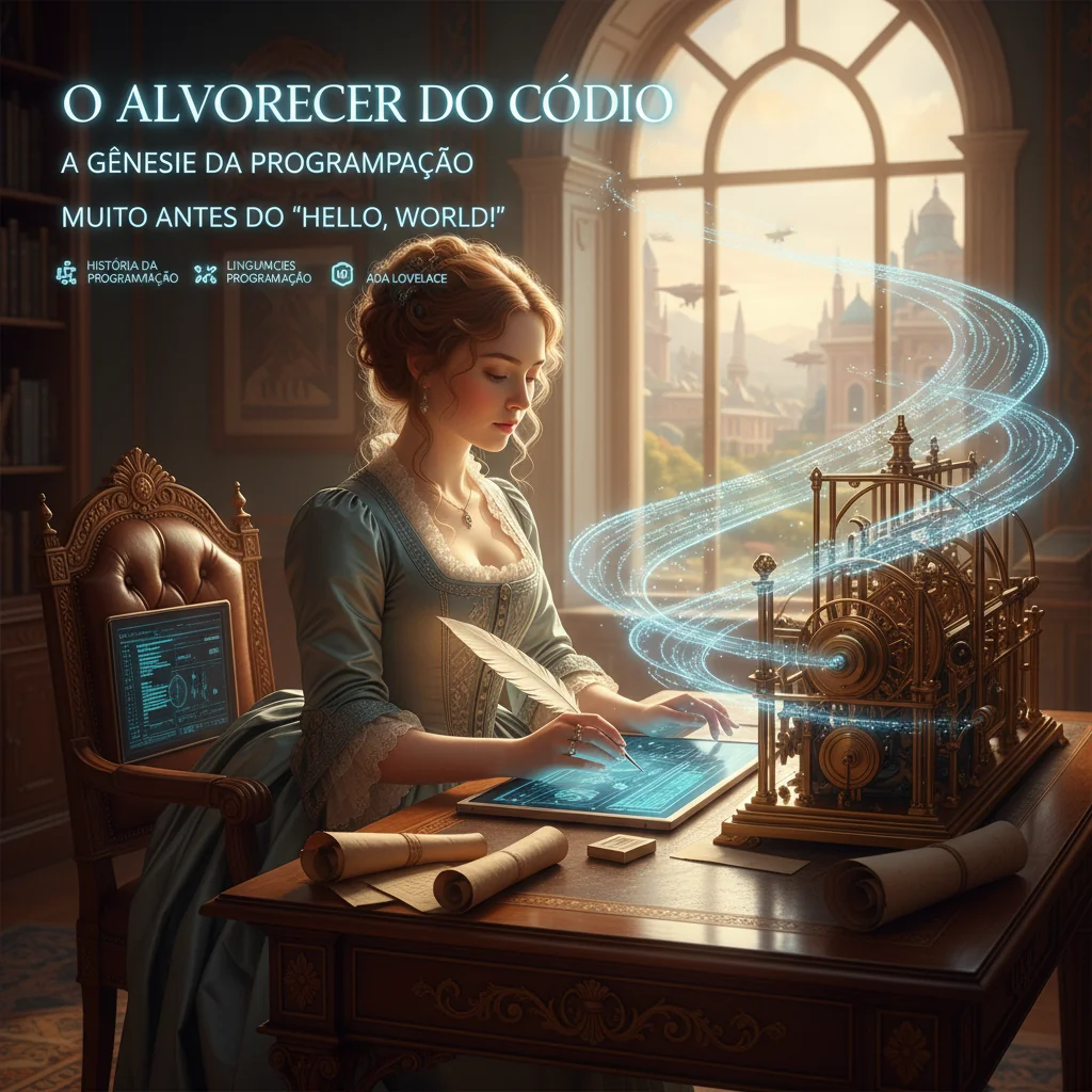 O Alvorecer do Código: A Gênese da Programação Muito Antes do "Hello, World!"
