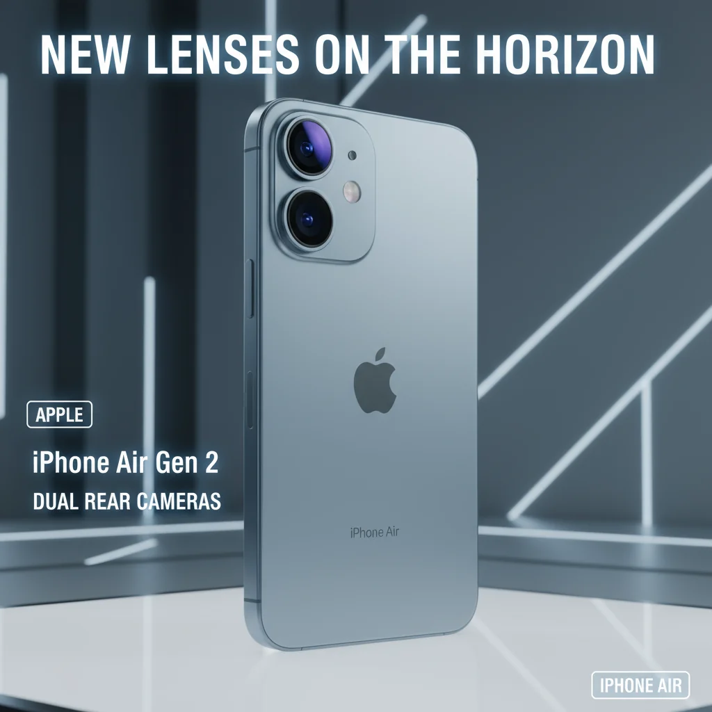 Novas Lentes no Horizonte: iPhone Air de Segunda Geração Pode Chegar com Dupla Câmera Traseira