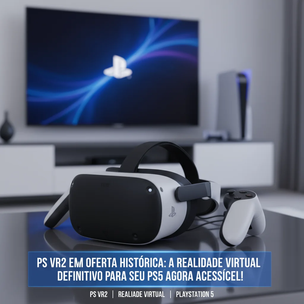 **PS VR2 em Oferta Histórica: A Realidade Virtual Definitiva Para Seu PS5 Agora Acessível!**