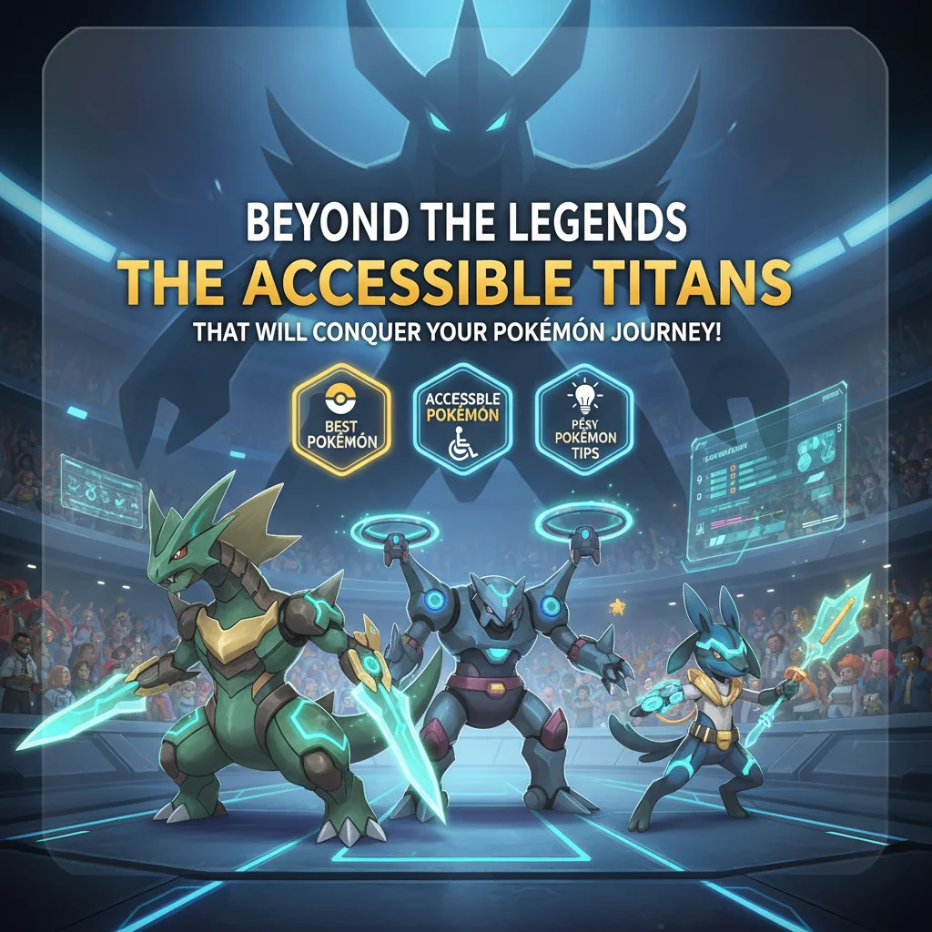 Além dos Lendários: Os Titãs Acessíveis que Vão Conquistar Sua Jornada Pokémon!