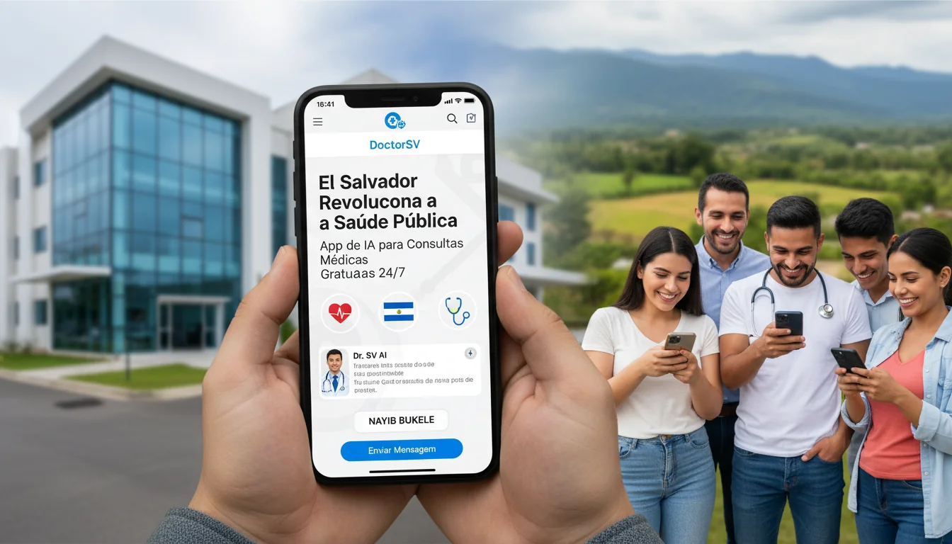 DoctorSV: El Salvador Revoluciona a Saúde Pública com App de IA para Consultas Médicas Gratuitas 24/7
