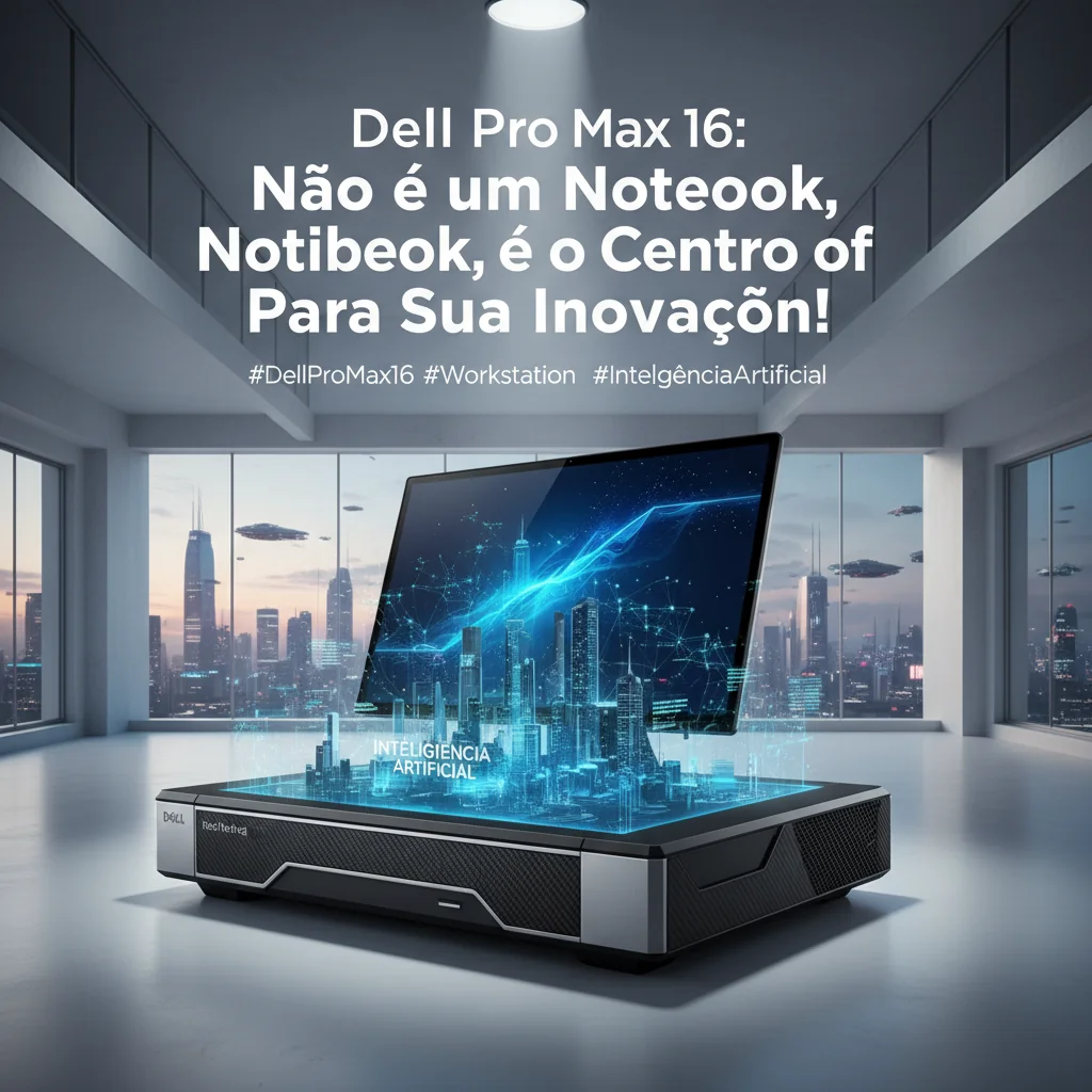 Dell Pro Max 16: Não é um Notebook, é o Centro de Comando Para Sua Inovação!