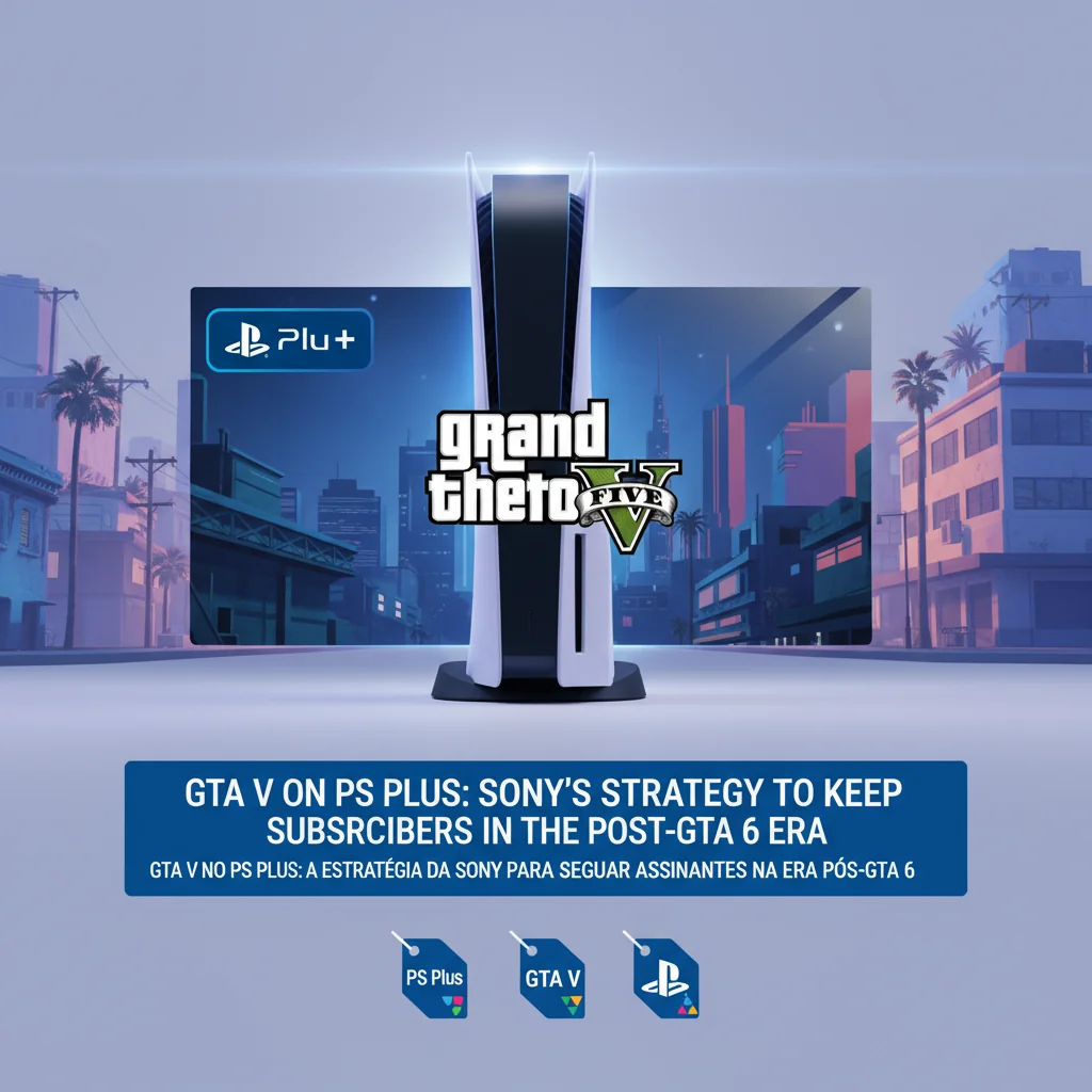 **GTA V no PS Plus: A Estratégia da Sony para Segurar Assinantes na Era Pós-GTA 6**