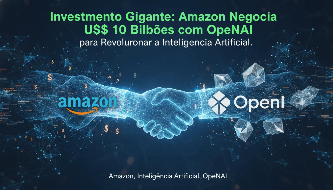 Investimento Gigante: Amazon Negocia US$ 10 Bilhões com OpenAI para Revolucionar a Inteligência Artificial