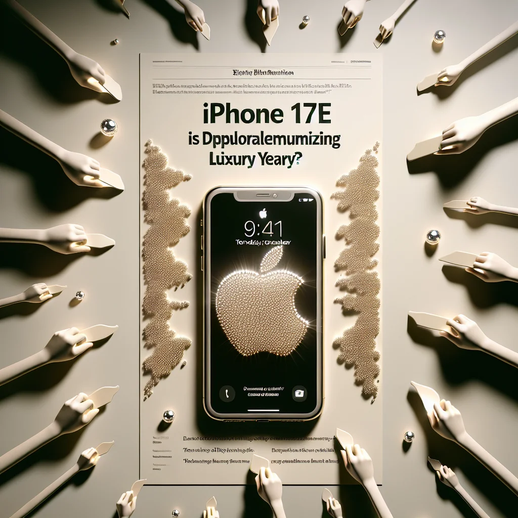 **iPhone 17e: A Apple Popularizando o Luxo Anualmente?**
