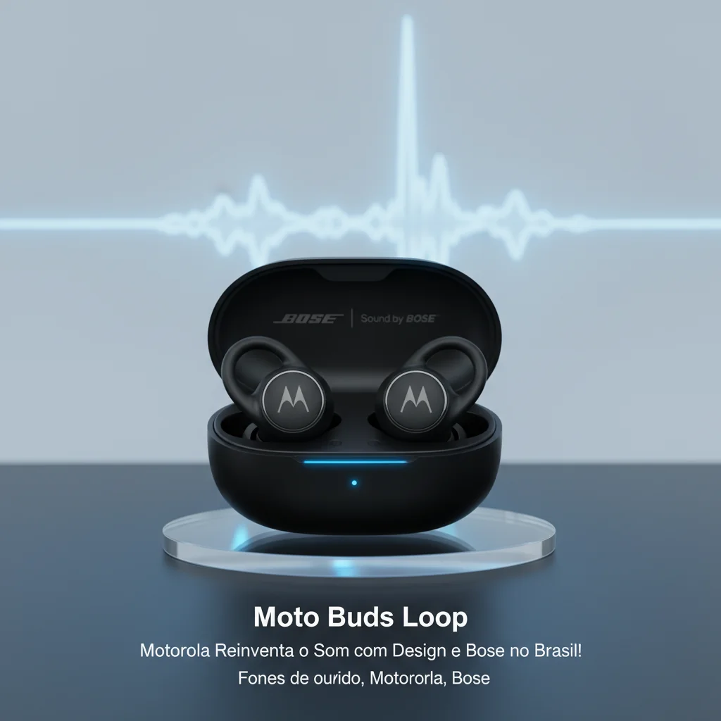 Moto Buds Loop: A Motorola Reinventa o Som com Design e Bose no Brasil!