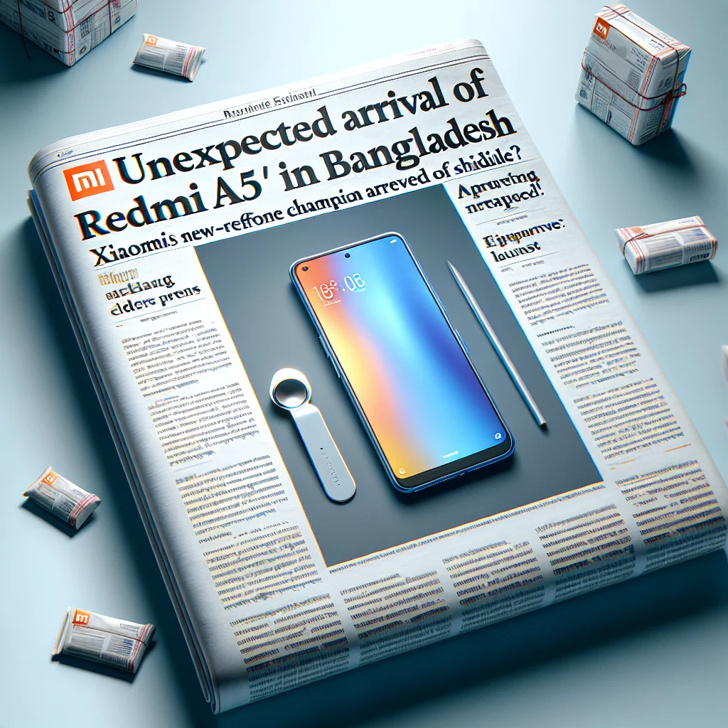 Redmi A5 Desembarca Inesperadamente no Bangladesh: O Novo Campeão de Custo-Benefício da Xiaomi Chegou Antes da Hora?
