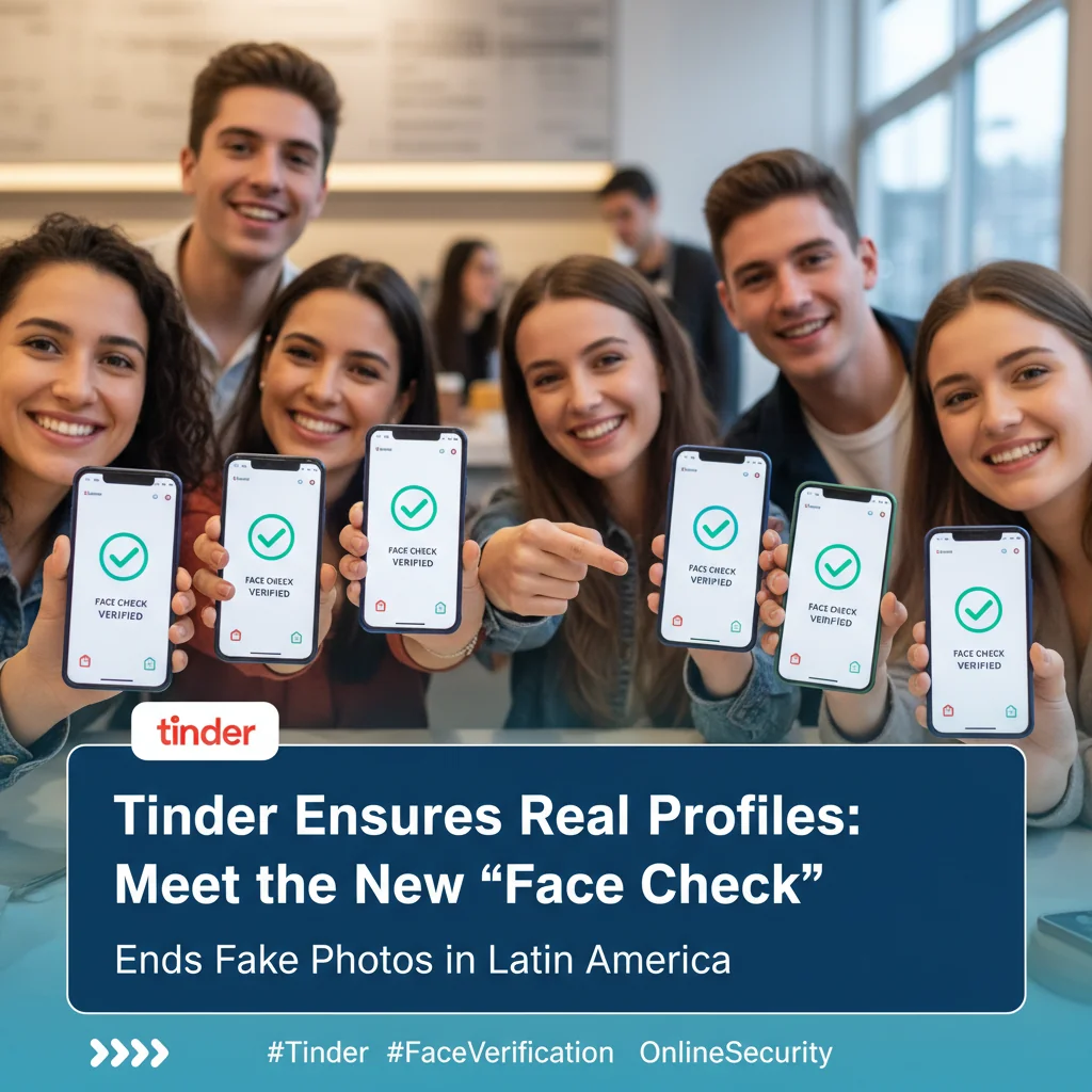 Tinder Garante Perfis Reais: Conheça o Novo "Face Check" que Acaba com Fotos Falsas na América Latina