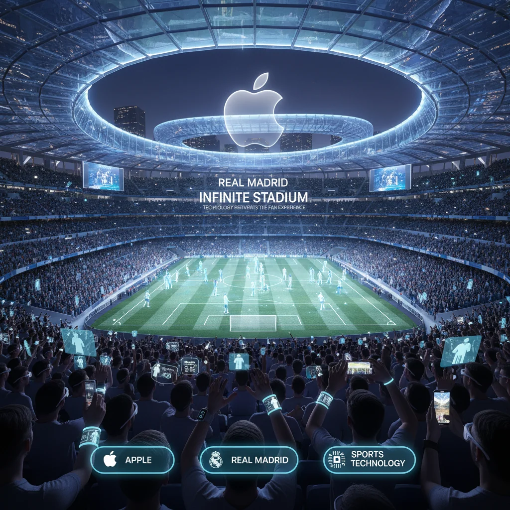 Apple e Real Madrid: A Tecnologia Reinventa a Experiência do Torcedor no "Estádio Infinito"