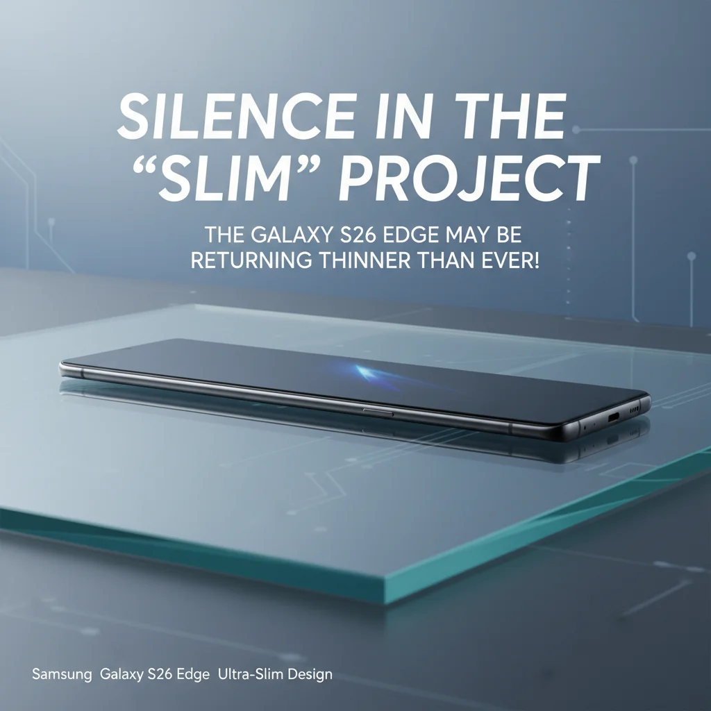 Silêncio no Projeto "Slim": O Galaxy S26 Edge Pode Estar Voltando Mais Fino do Que Nunca!