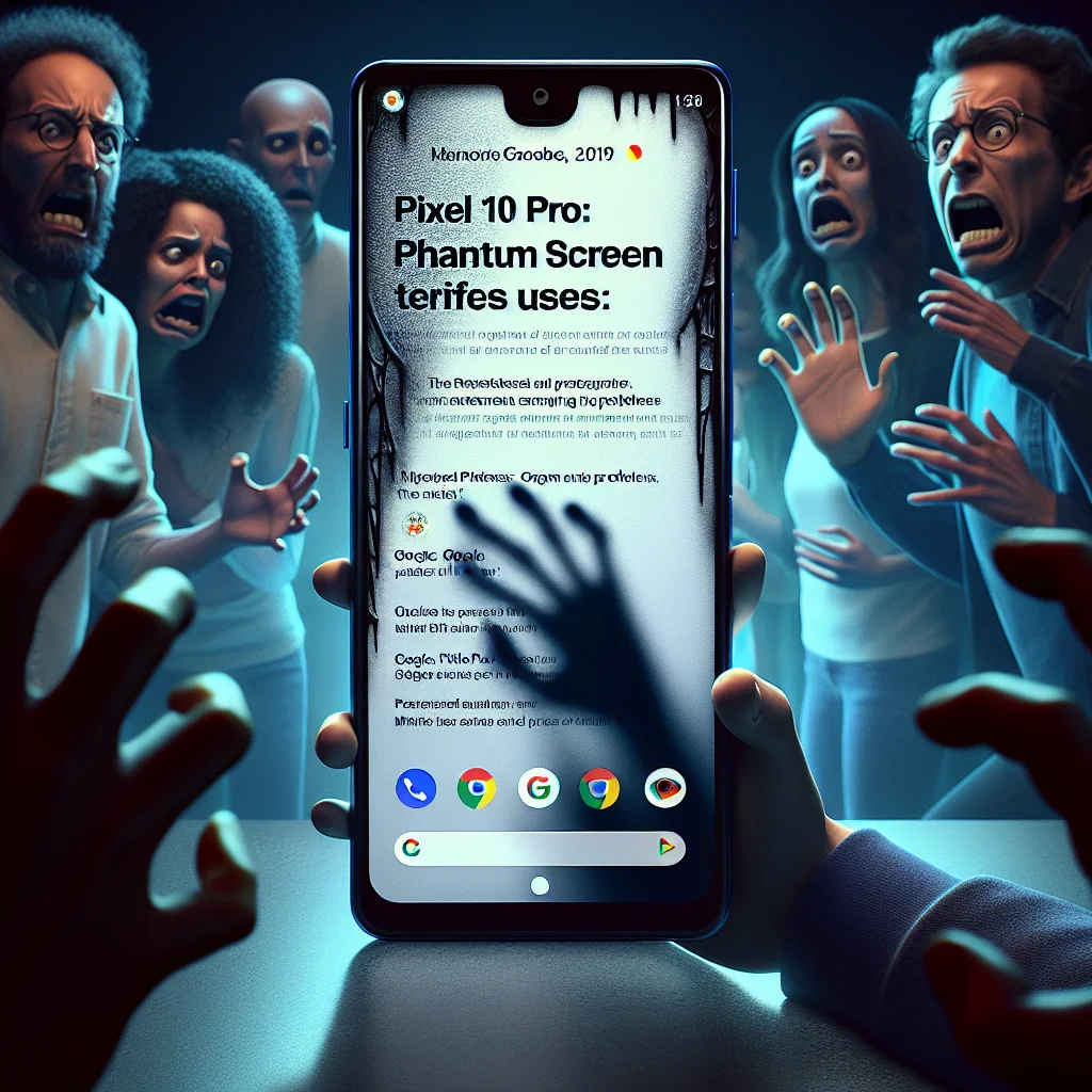Pixel 10 Pro: Tela Fantasma Aterroriza Usuários e Mancha Lançamento!
