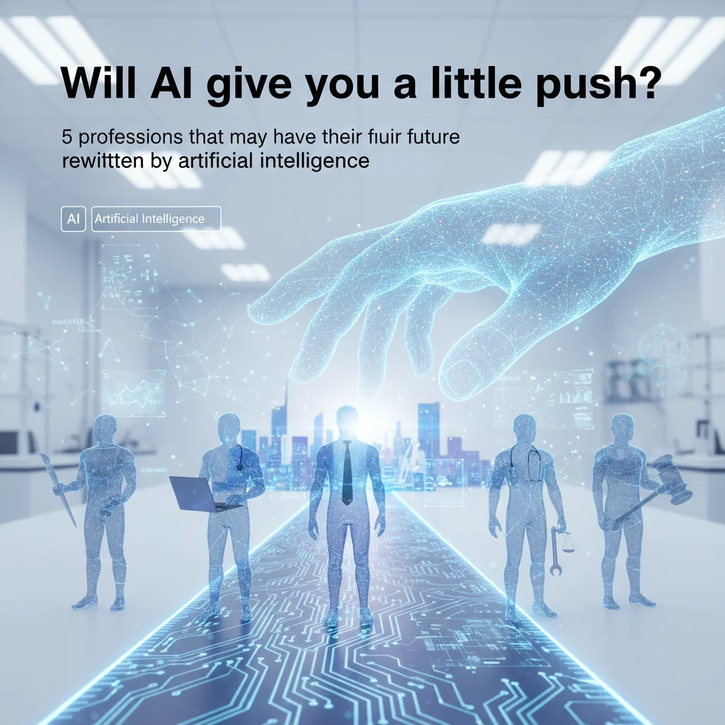 A IA vai te dar um empurrãozinho? 5 profissões que podem ter seu futuro reescrito pela inteligência artificial
