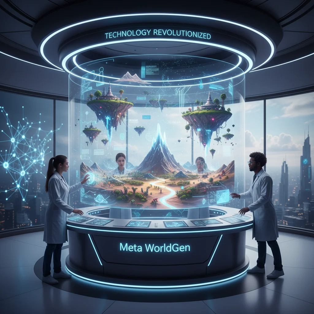 Tecnologia Revolucionária: WorldGen da Meta Cria Mundos 3D Interativos em Minutos