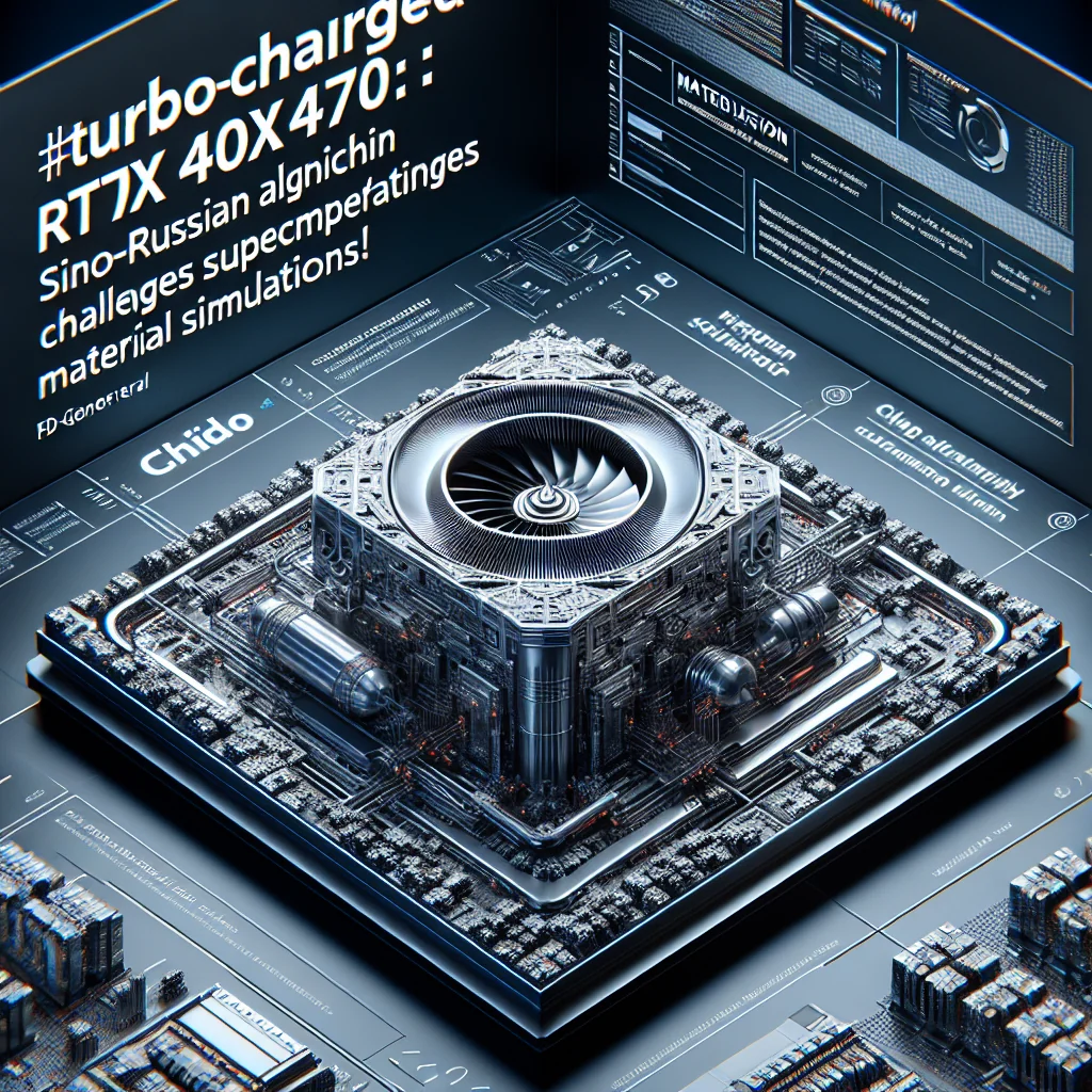 ## RTX 4070 Turbinada: Algoritmo Sino-Russo Desafia Supercomputadores e Redefine Simulações de Materiais!
