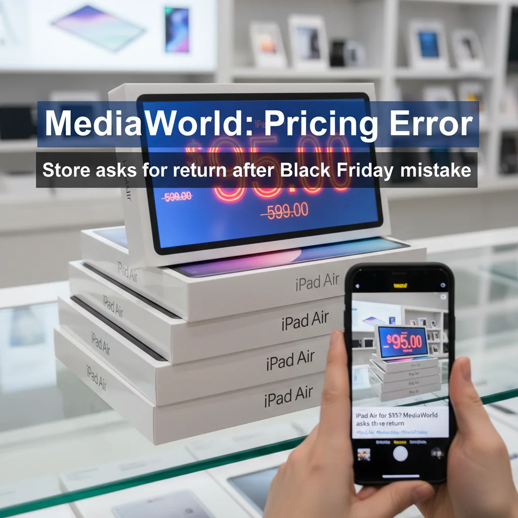 MediaWorld: iPad Air por R$ 95? Loja pede devolução após erro de precificação antes da Black Friday