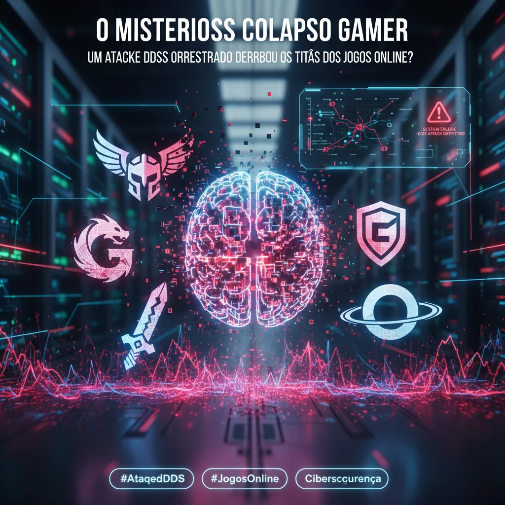 O Misterioso Colapso Gamer: Um Ataque DDoS Orquestrado Derrubou os Titãs dos Jogos Online?
