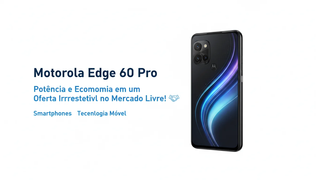 **Motorola Edge 60 Pro: Potência e Economia em um Oferta Irresistível no Mercado Livre!**