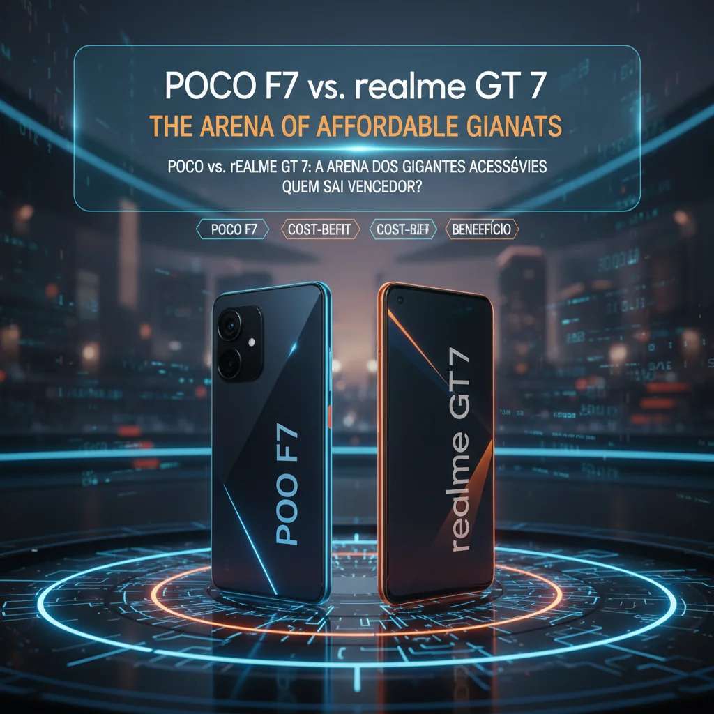 POCO F7 vs. realme GT 7: A Arena dos Gigantes Acessíveis – Quem Sai Vencedor?