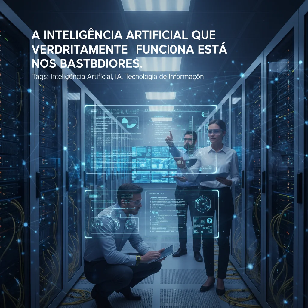 A Inteligência Artificial que Verdadeiramente Funciona Está nos Bastidores