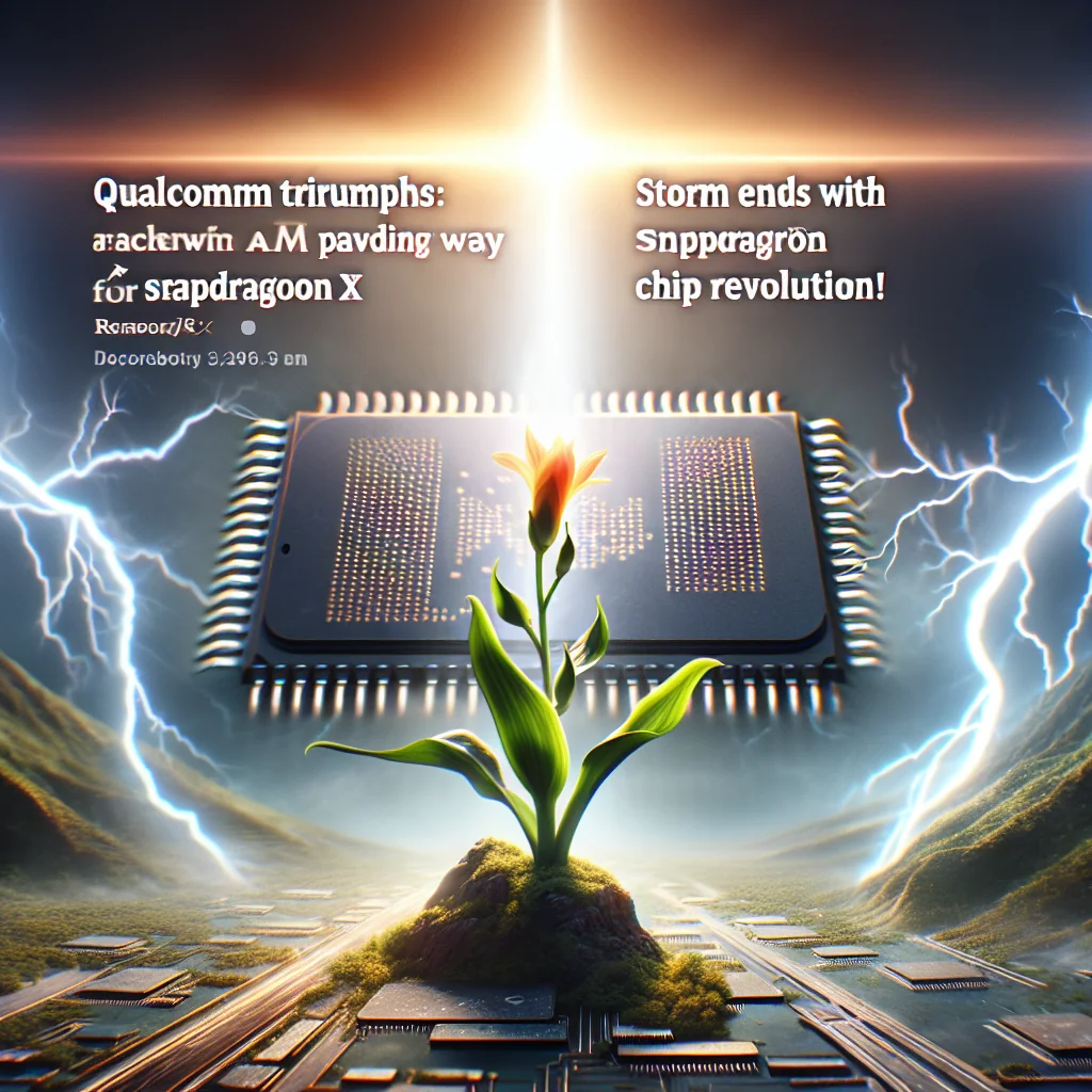 Qualcomm Triunfa: Fim da Tempestade com a Arm Abre Caminho para a Revolução dos Chips Snapdragon X!
