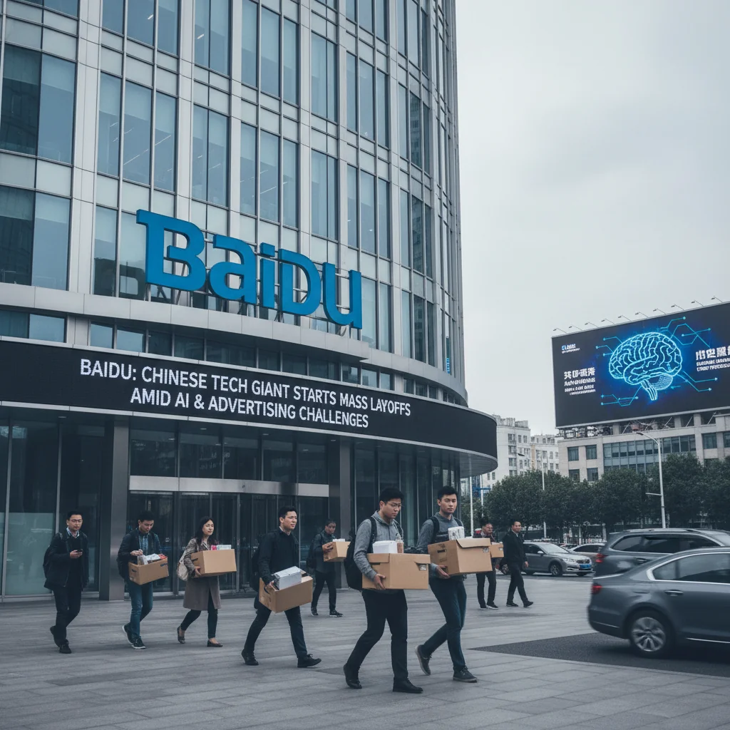Baidu: Gigante da tecnologia chinesa inicia demissões em massa em meio a desafios de IA e publicidade