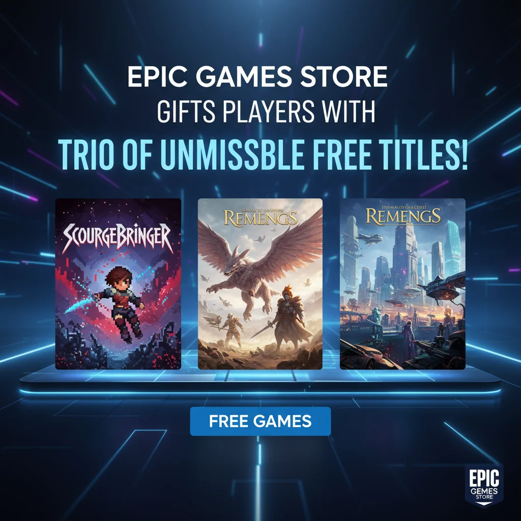 Epic Games Store Presenteia Jogadores com Trio de Títulos Gratuitos Imperdíveis!