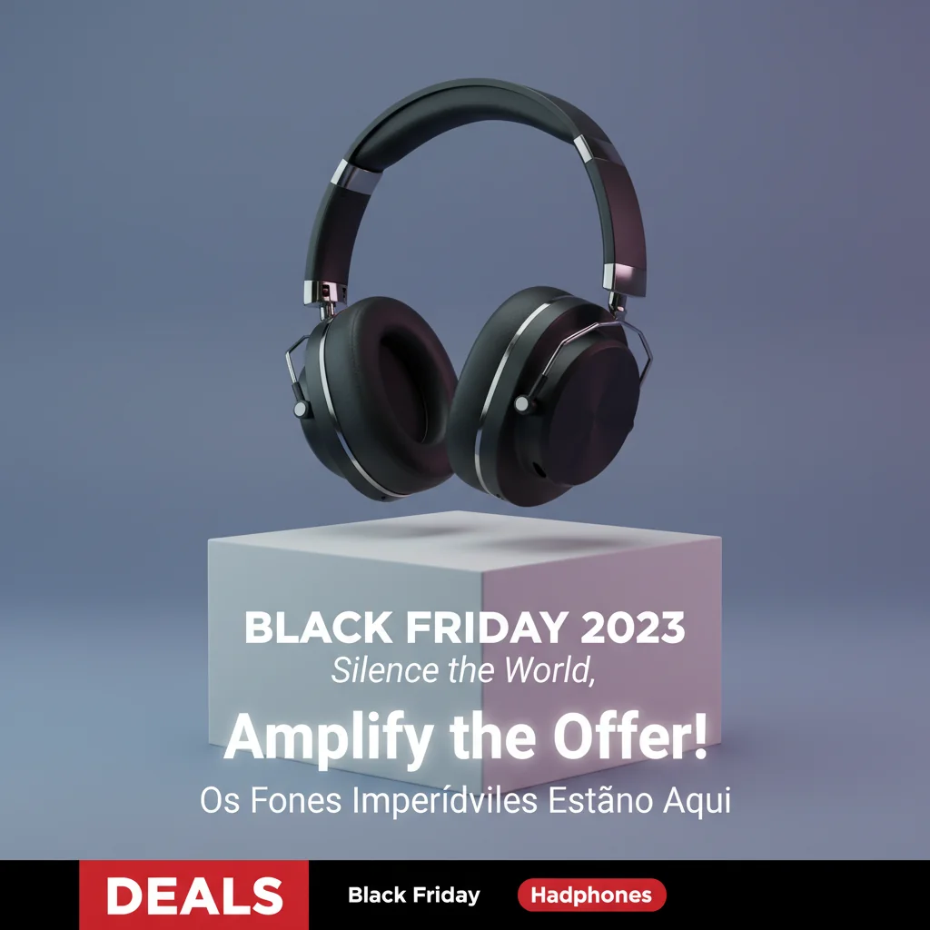 Black Friday 2023: Silencie o Mundo, Amplifique a Oferta! Os Fones Imperdíveis Estão Aqui.