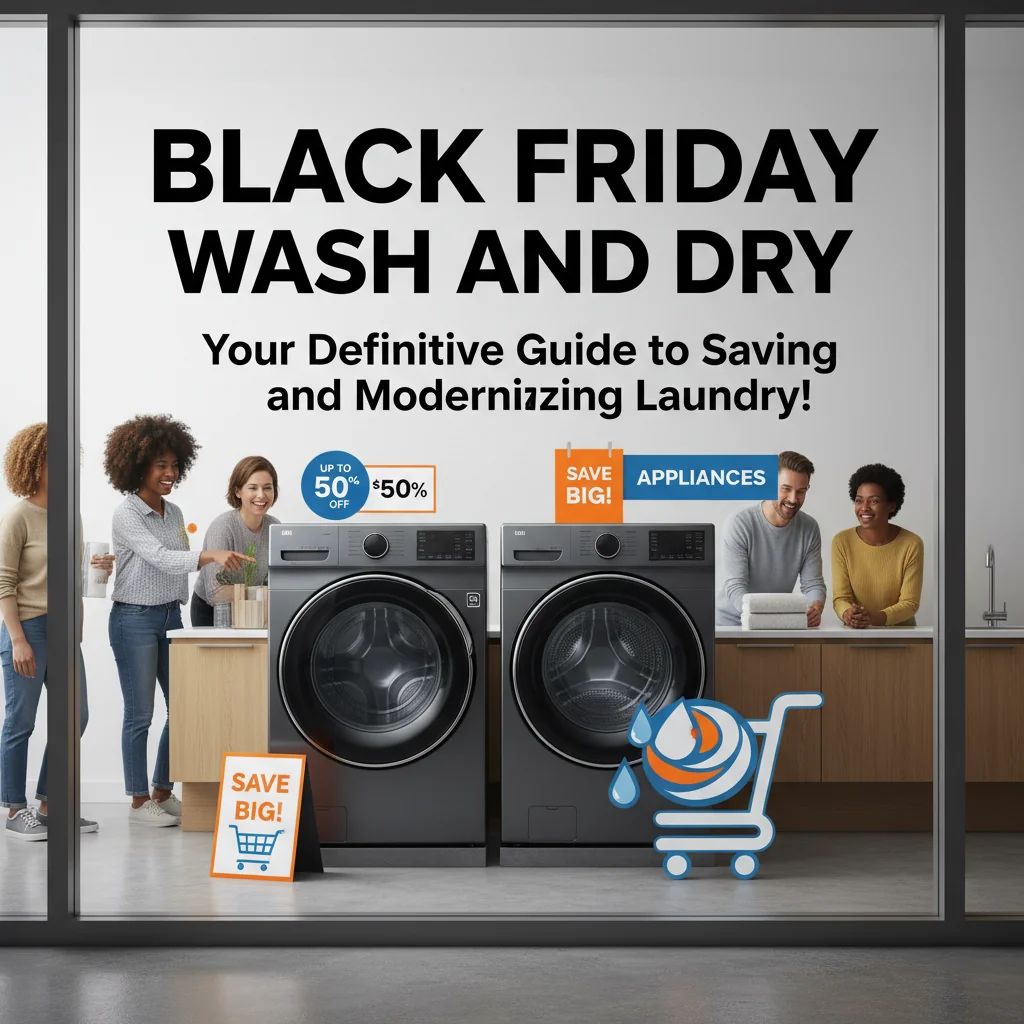 Black Friday de Lava e Seca: Seu Guia Definitivo para Economizar e Modernizar a Lavanderia!
