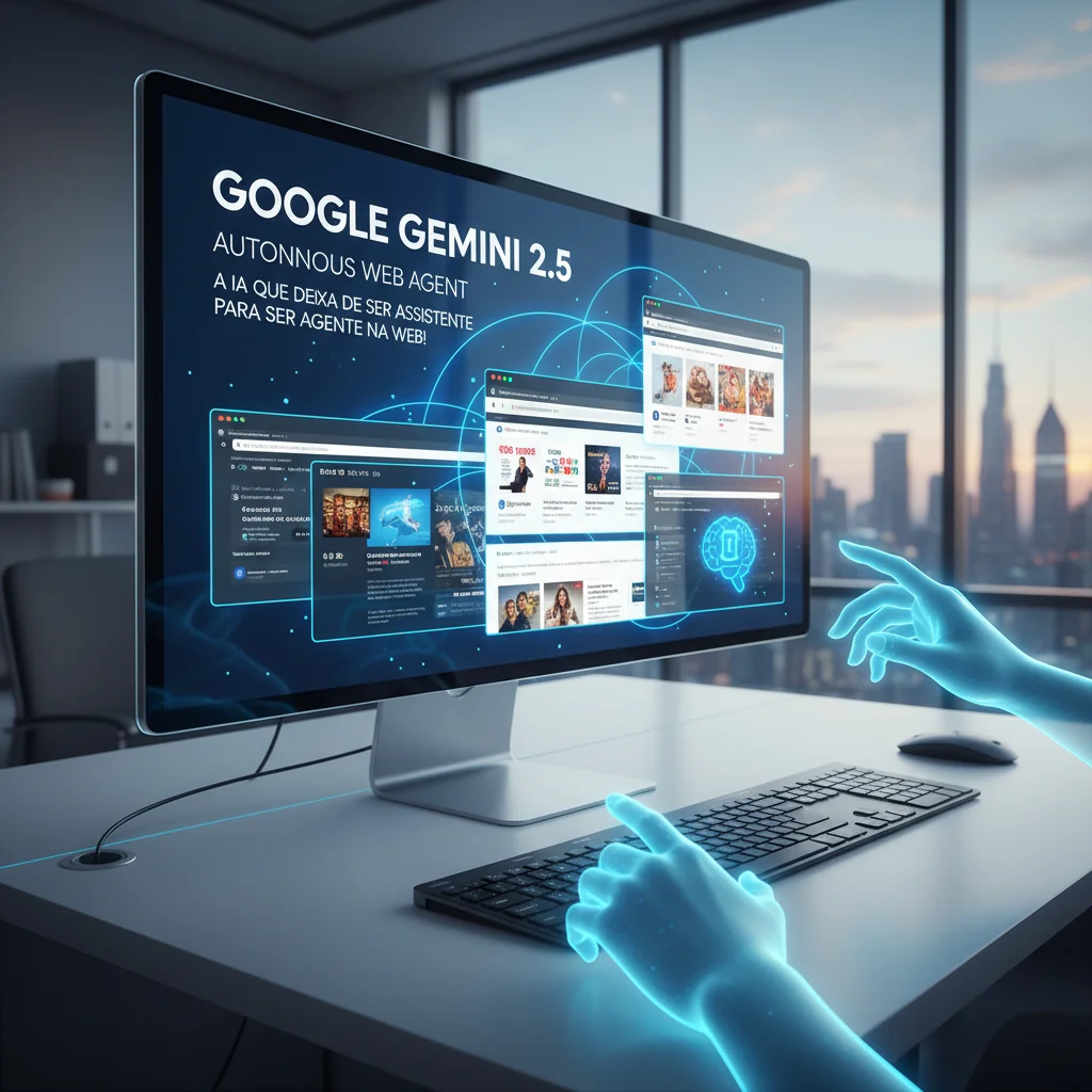 Google Gemini 2.5 Computer Use: A IA Que Deixa de Ser Assistente Para Ser Agente na Web!