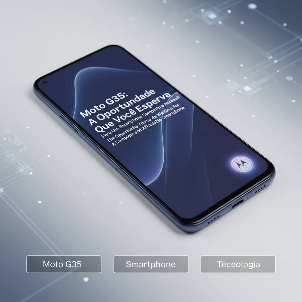 Moto G35: A Oportunidade Que Você Esperava Para Um Smartphone Completo e Acessível