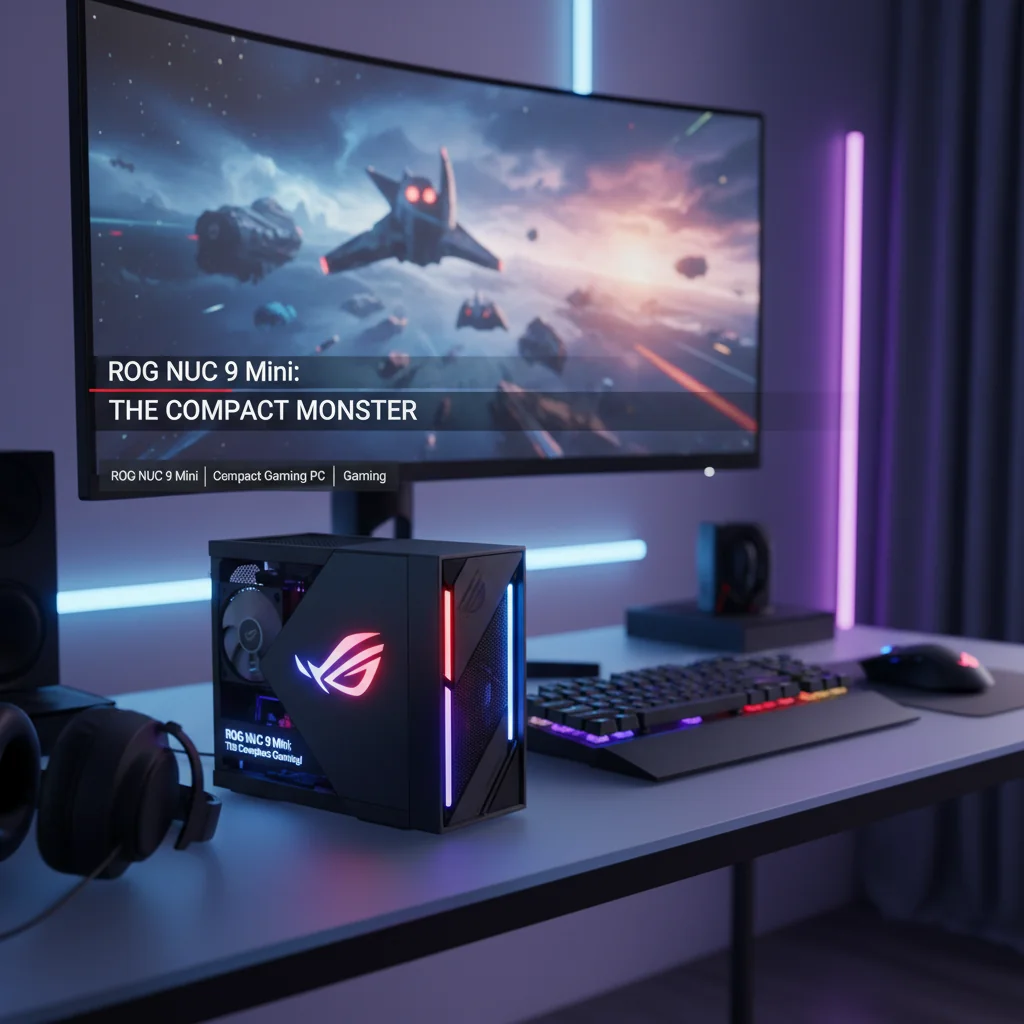 ROG NUC 9 Mini: O Monstro Compacto da ASUS Redefine o Gaming!