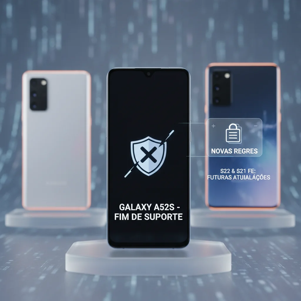 O Fim de Uma Lenda: Samsung Desliga o Suporte do A52s e Sinaliza Novas Regras para S22 e S21 FE