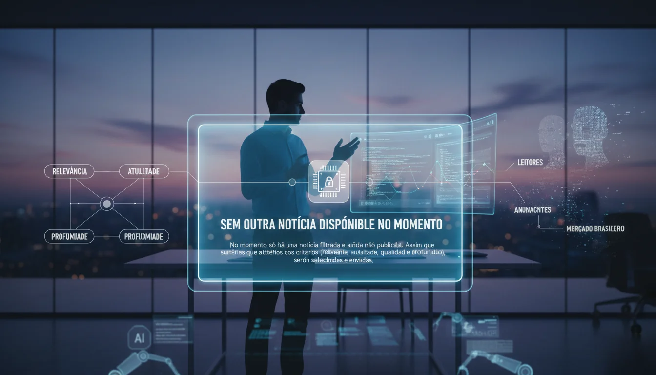 Quando o Feed Fica Vazio: O que Significa 'Sem Outra Notícia Disponível no Momento' para a Cobertura de Tecnologia