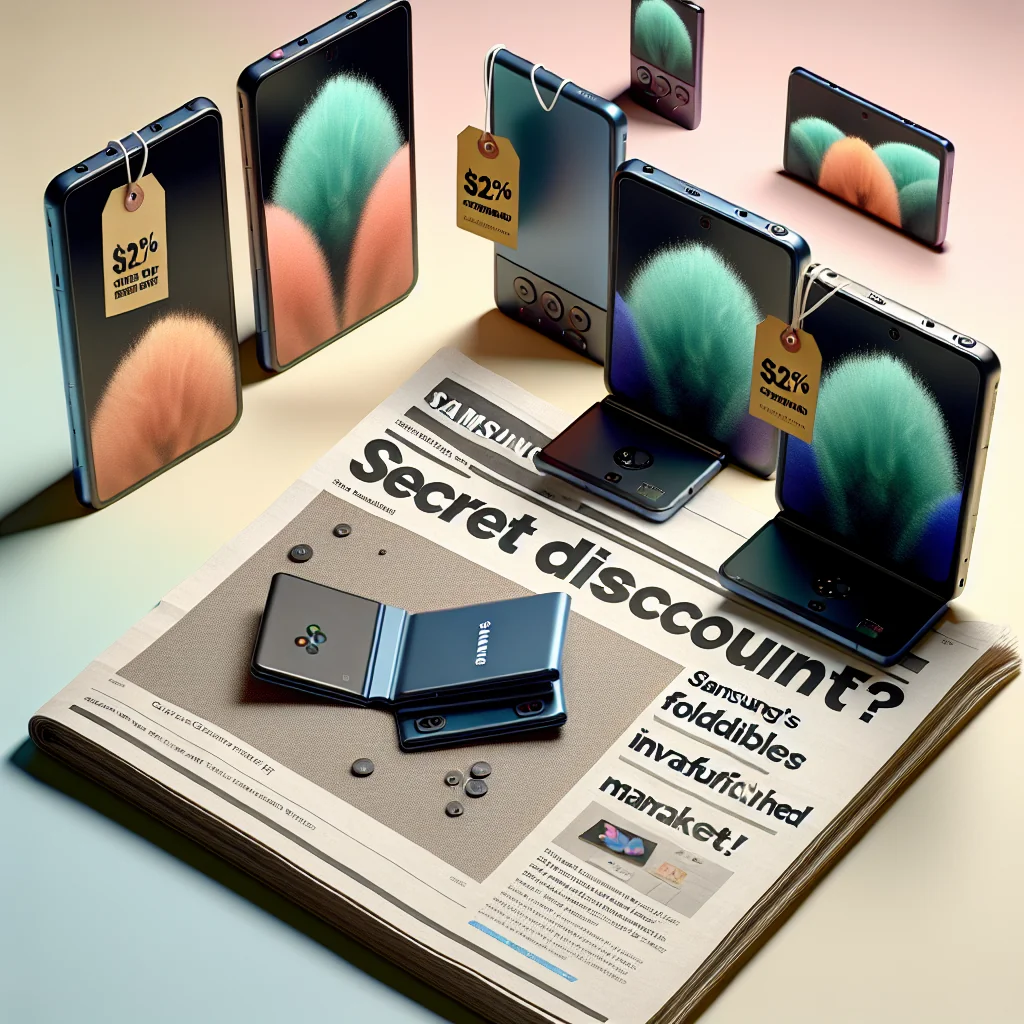 ## Desconto Secreto? Dobráveis da Samsung Invadem o Mercado de Recondicionados!
