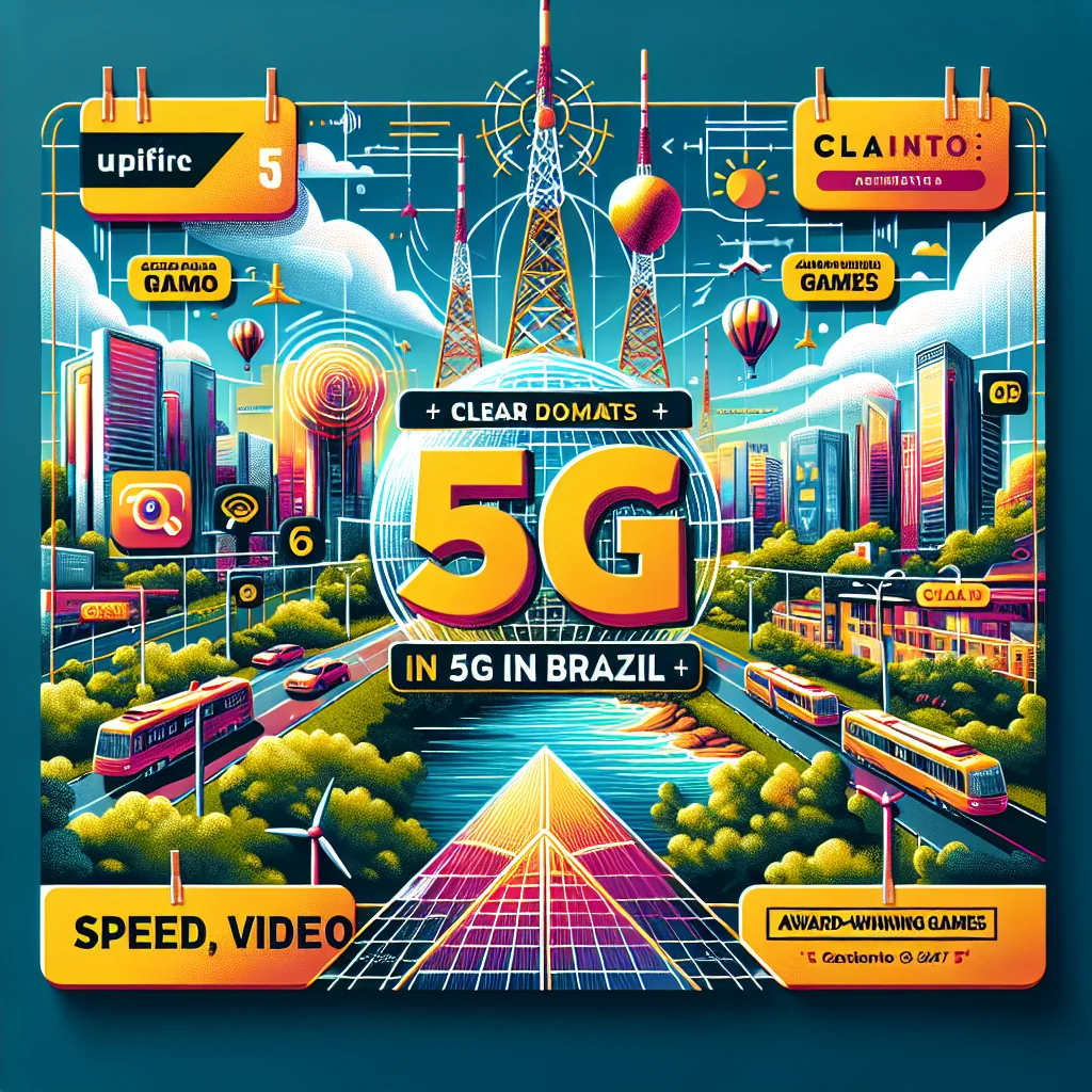 ## Claro Domina o 5G no Brasil: Velocidade, Vídeo e Games Premiados!
