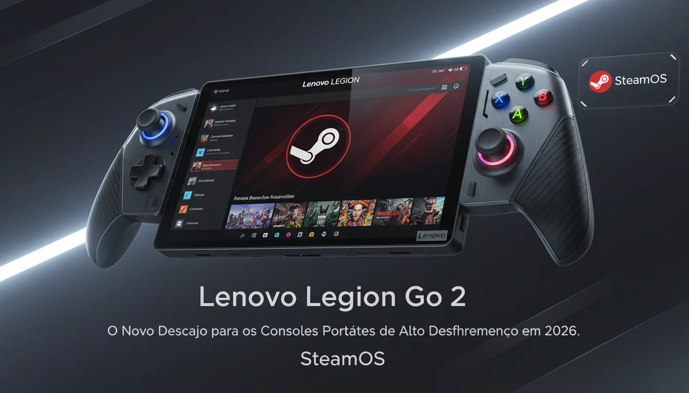 Lenovo Legion Go 2 com SteamOS: O Novo Desafio para os Consoles Portáteis de Alto Desempenho em 2026