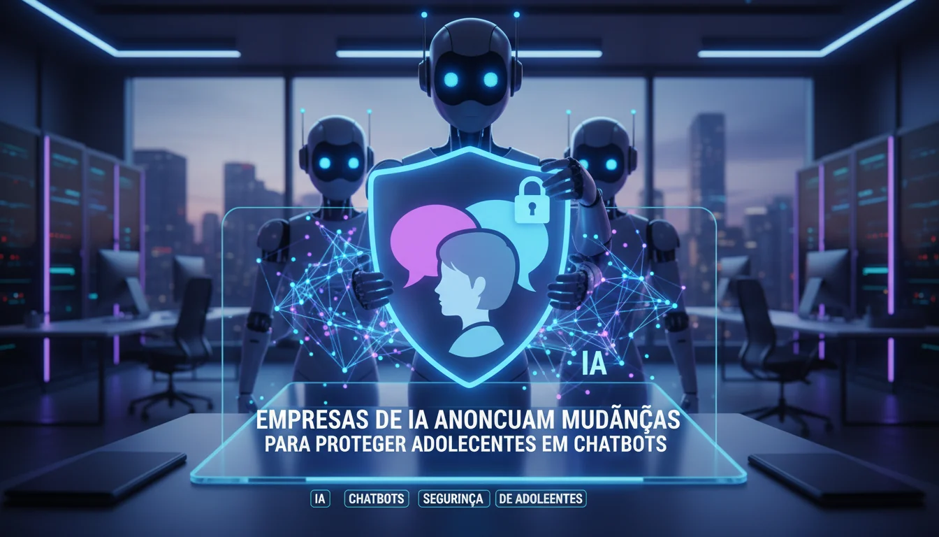 Empresas de IA Anunciam Mudanças para Proteger Adolescentes em Chatbots
