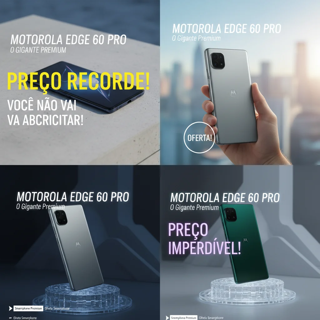 Motorola Edge 60 Pro: O Gigante Premium Atinge Preço Recorde e Você NÃO Vai Acreditar!