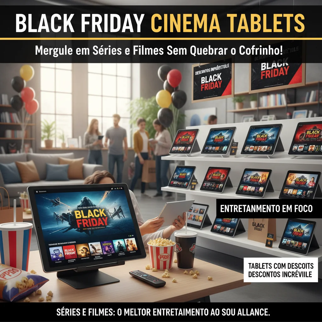 Tablets de Cinema na Black Friday: Mergulhe em Séries e Filmes Sem Quebrar o Cofrinho!