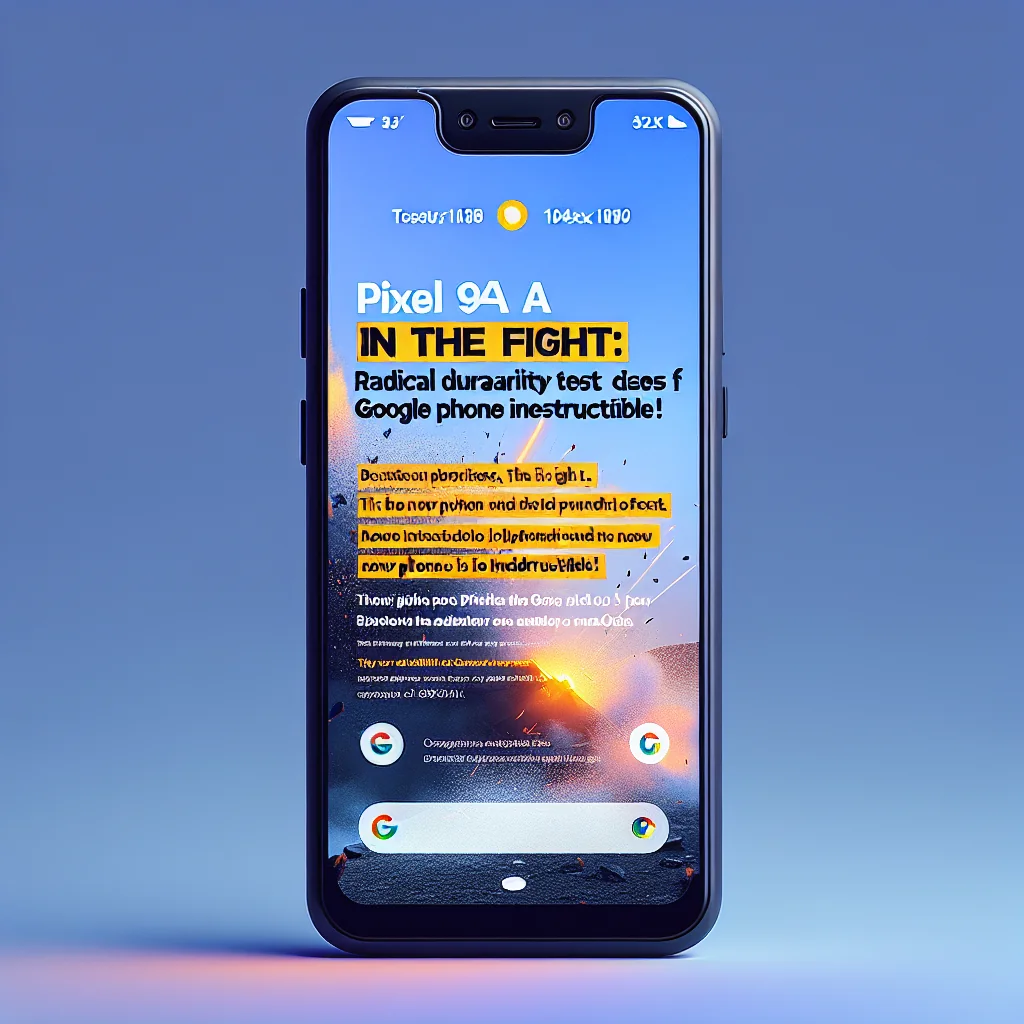 Pixel 9a na Luta: Teste de Durabilidade Radical Decide se o Novo Google Phone é Indestrutível!

