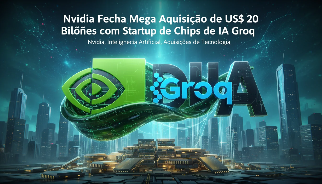Nvidia Fecha Mega Aquisição de US$ 20 Bilhões com Startup de Chips de IA Groq