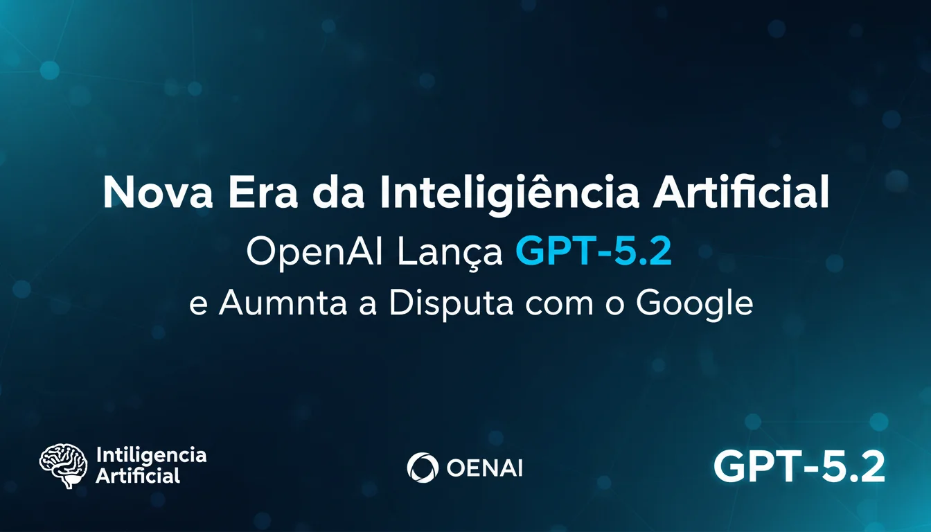 Nova Era da Inteligencia Artificial: OpenAI Lanca GPT-5.2 e Aumenta a Disputa com o Google