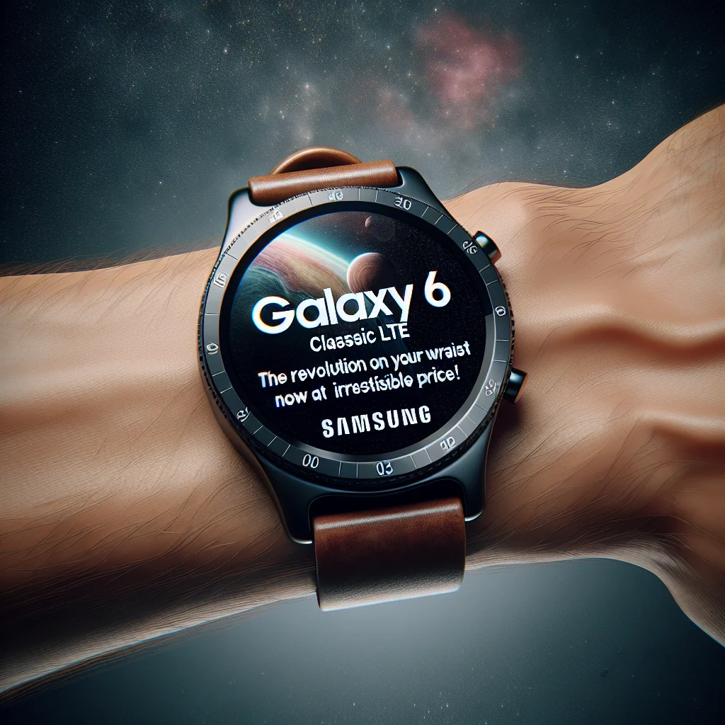 **Galaxy Watch 6 Classic LTE: A Revolução no Seu Pulso Agora com Preço Irresistível!**
